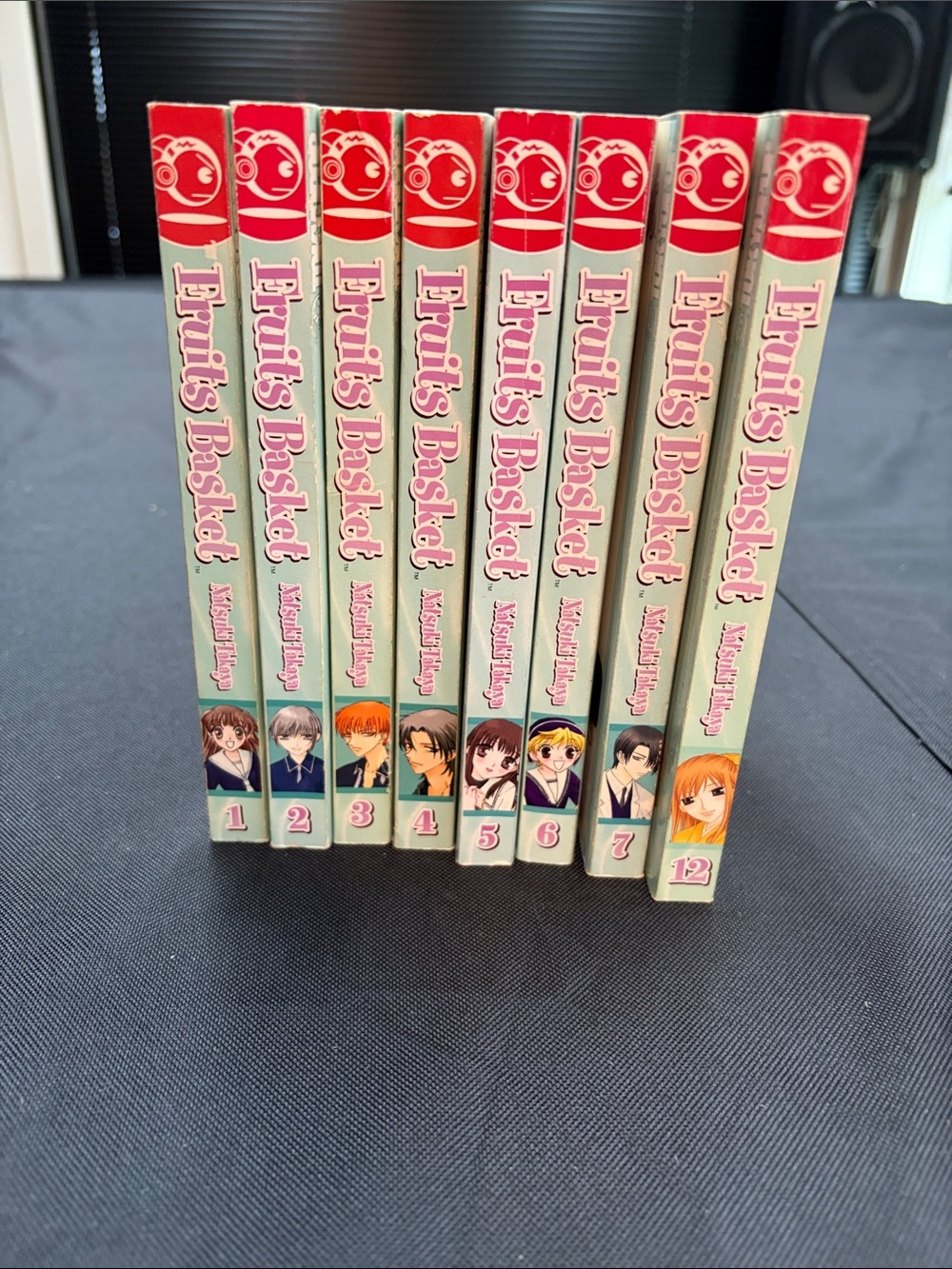 Fruits Basket Manga Volumes Set - Pink and Mint Spines